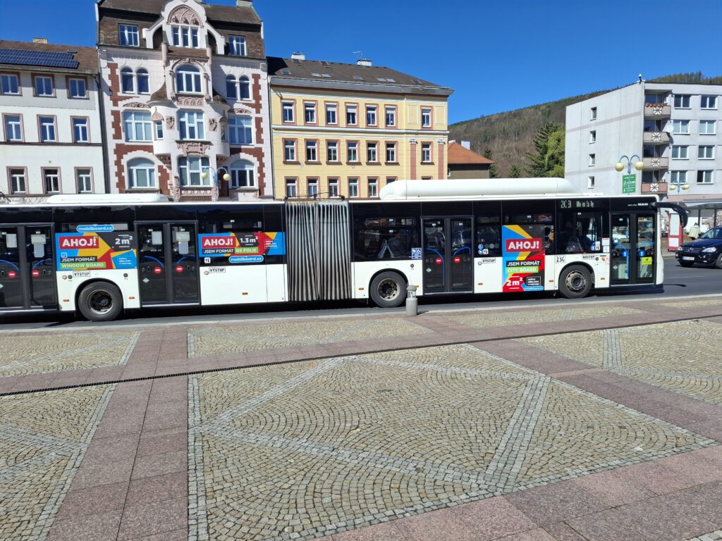 Reklamní formáty MOBILBOARD v Děčíně